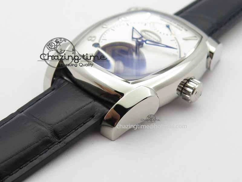 Kalpa Grande Tourbillon AZ Best Edition SS White Dial On Black Leather Strap