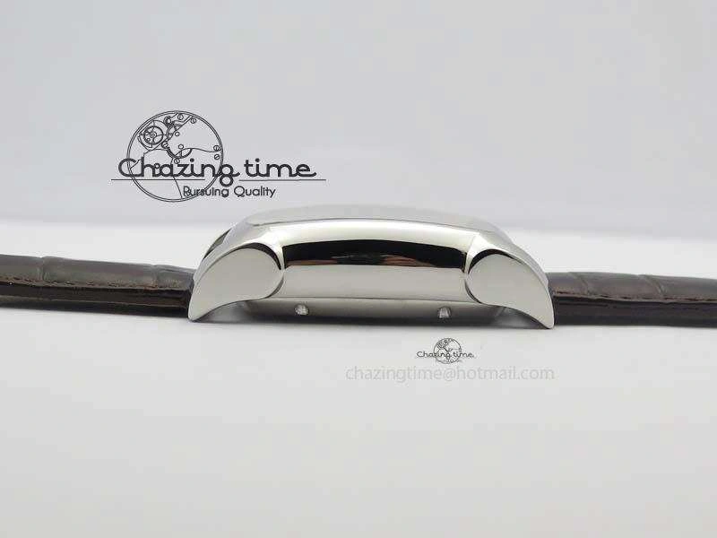 Kalpa Tourbillon SS White Textured Dial On Brown Leather Strap