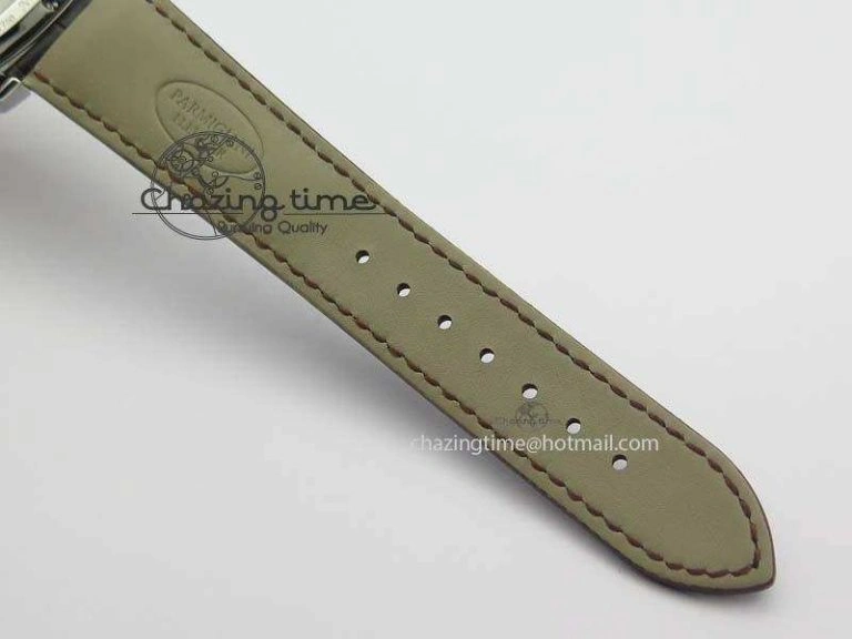 Kalpa Tourbillon SS White Textured Dial On Brown Leather Strap