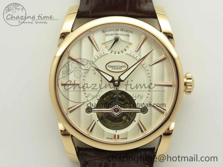 Kalpa Tourbillon SS Yellow Textured Dial On Black Leather Strap