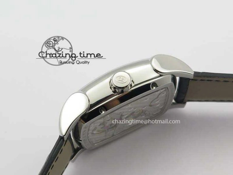 Kalpa Tourbillon SS Yellow Textured Dial On Black Leather Strap