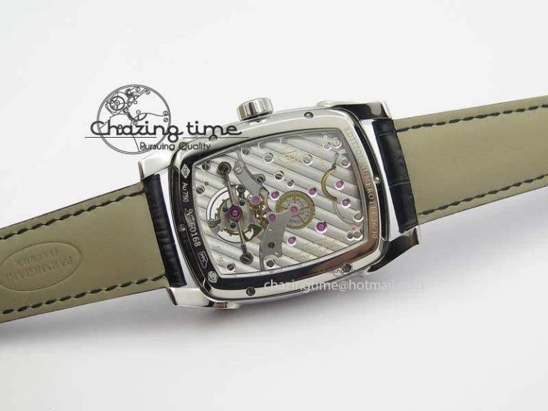 Kalpa Tourbillon SS Yellow Textured Dial On Black Leather Strap