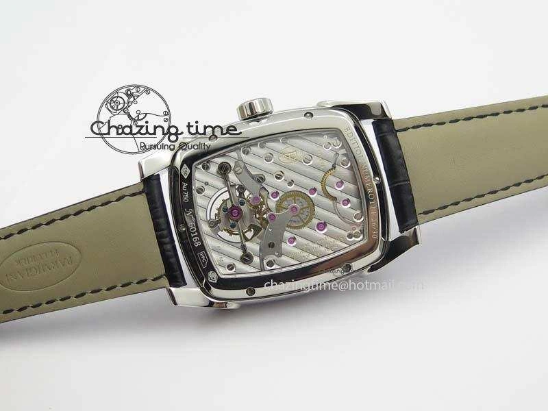Kalpa Tourbillon SS Yellow Textured Dial On Black Leather Strap
