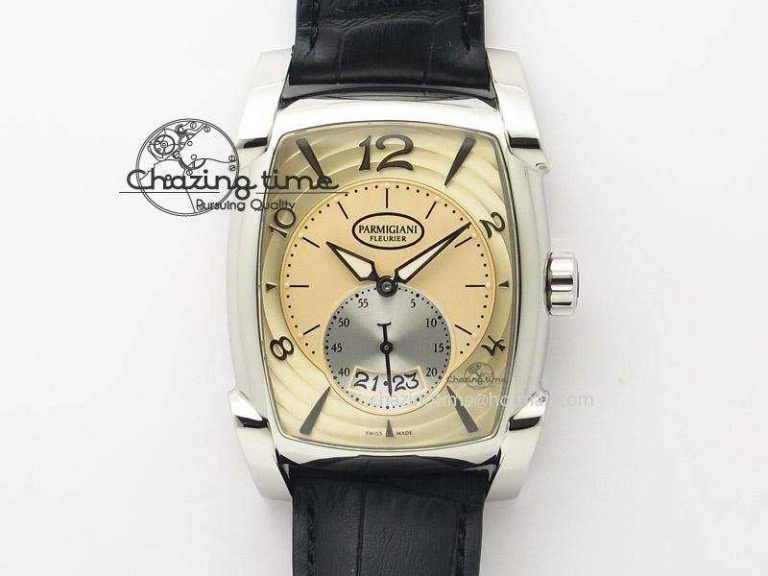 Kalpa Tourbillon SS Yellow Textured Dial On Black Leather Strap