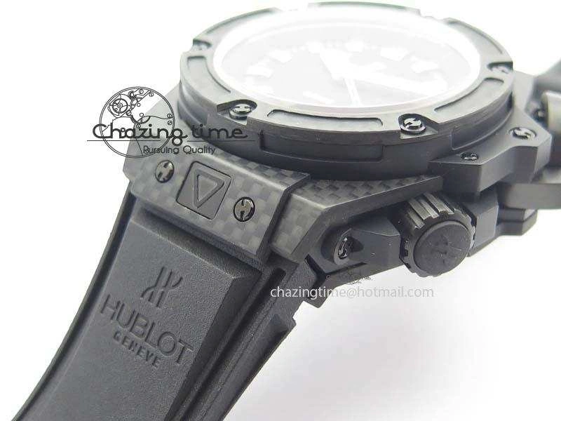 King Power 48mm OceanGraphic 4000 Carbon V6F 1:1 Best Edition Black Dial Gray Markers A7750