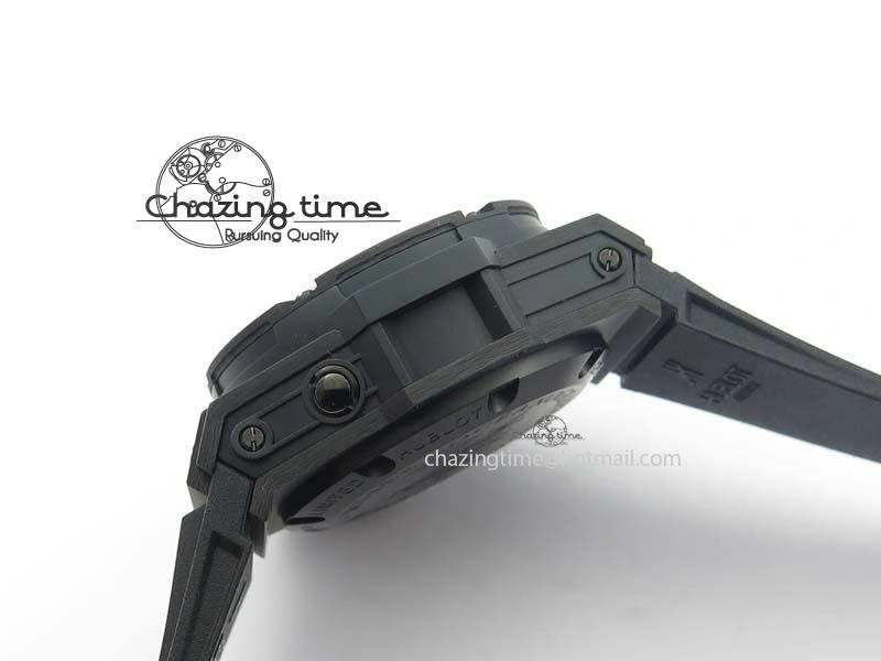 King Power 48mm OceanGraphic 4000 Carbon V6F 1:1 Best Edition Black Dial Gray Markers A7750