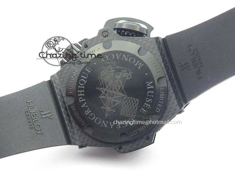 King Power 48mm OceanGraphic 4000 Carbon V6F 1:1 Best Edition Black Dial Gray Markers A7750