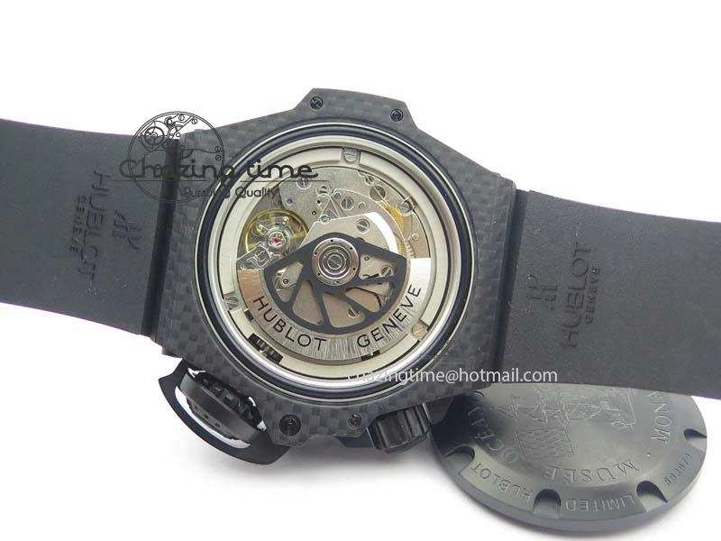 King Power 48mm OceanGraphic 4000 Carbon V6F 1:1 Best Edition Black Dial Gray Markers A7750
