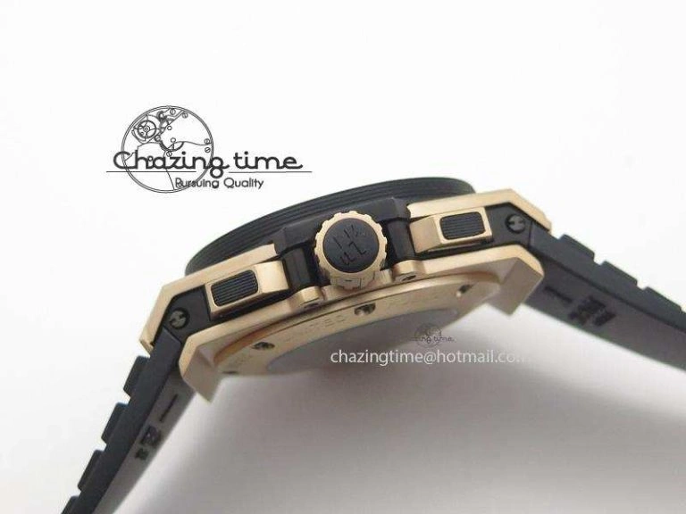 King Power 48mm Unico King RG On Black Rubber Strap A7750