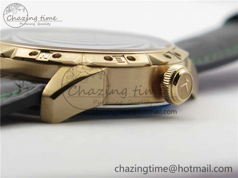 Konstantin Chaykin Joker RG TWF Best Edition Green Pumpkin Dial on Black Leather Strap NH35A