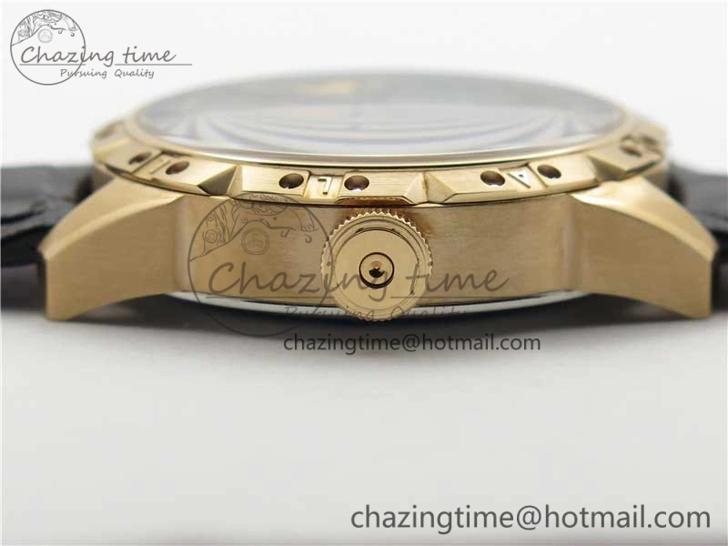 Konstantin Chaykin Joker RG TWF Best Edition Green Pumpkin Dial on Black Leather Strap NH35A
