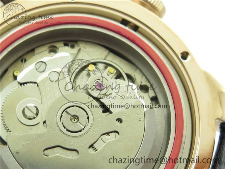 Konstantin Chaykin Joker RG TWF Best Edition Green Pumpkin Dial on Black Leather Strap NH35A