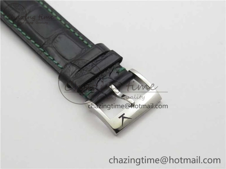 Konstantin Chaykin Joker RG TWF Best Edition Green Pumpkin Dial on Black Tie Leather Strap NH35A