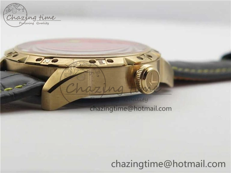 Konstantin Chaykin Joker RG TWF Best Edition Orange Pumpkin Dial on Black Leather Strap NH35A