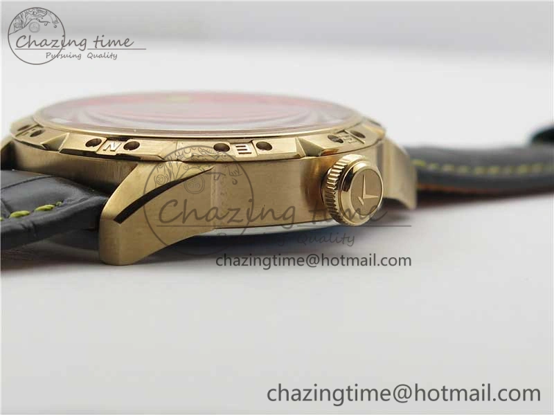 Konstantin Chaykin Joker RG TWF Best Edition Orange Pumpkin Dial on Black Leather Strap NH35A