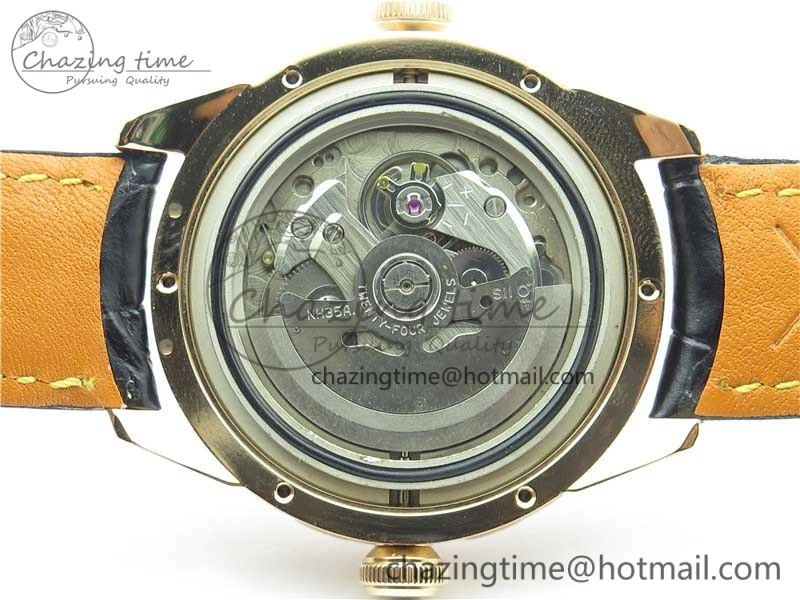 Konstantin Chaykin Joker RG TWF Best Edition Orange Pumpkin Dial on Black Leather Strap NH35A
