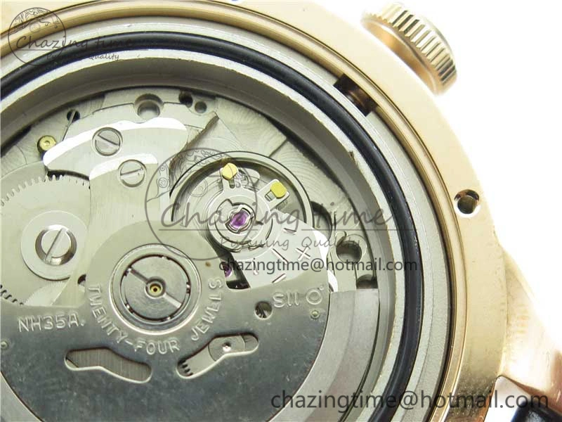 Konstantin Chaykin Joker RG TWF Best Edition Orange Pumpkin Dial on Black Leather Strap NH35A