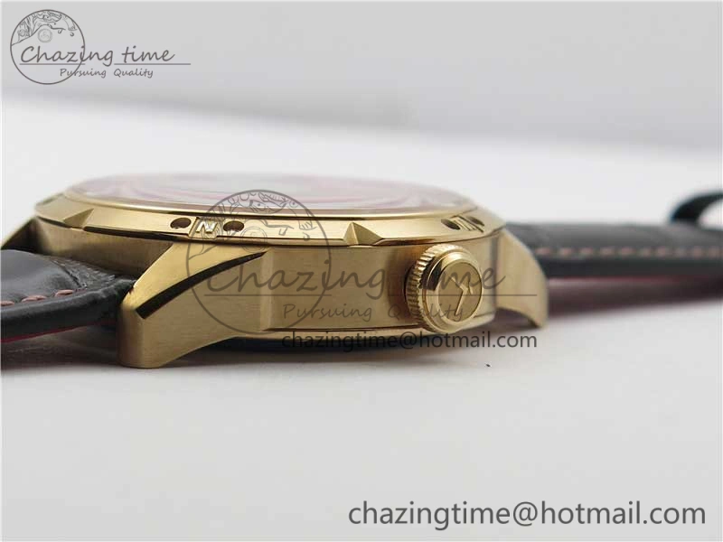 Konstantin Chaykin Joker RG TWF Best Edition Pink Pig Dial on Black Leather Strap NH35A