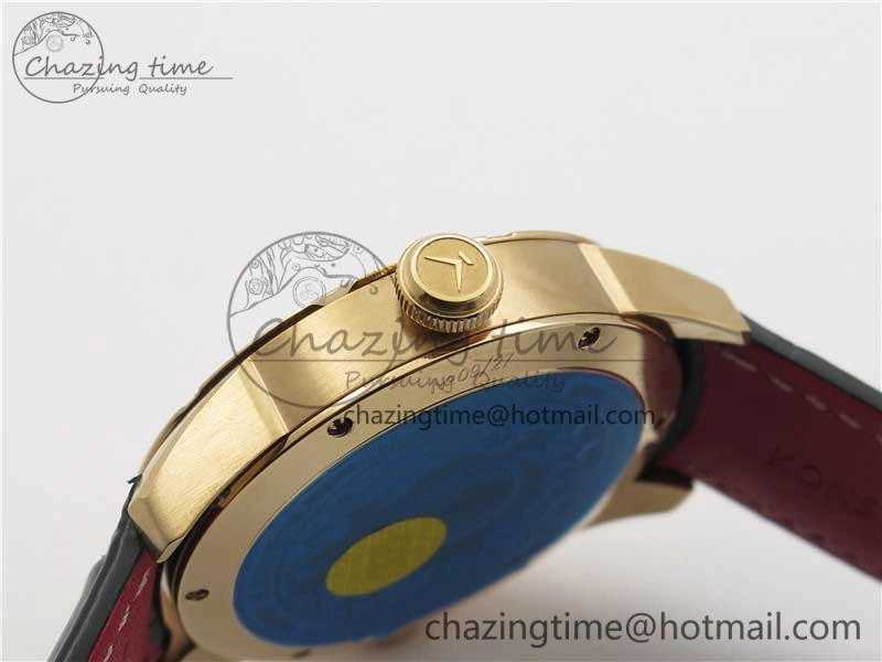 Konstantin Chaykin Joker RG TWF Best Edition Pink Pig Dial on Black Leather Strap NH35A