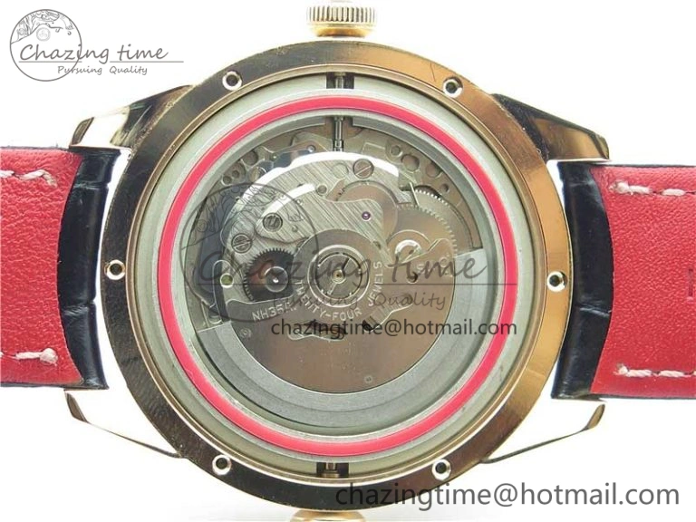 Konstantin Chaykin Joker RG TWF Best Edition Pink Pig Dial on Black Leather Strap NH35A