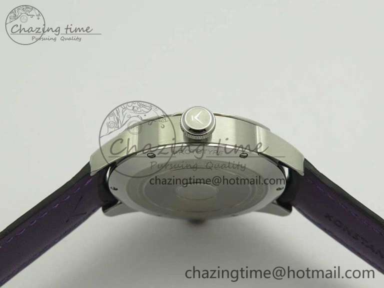 Konstantin Chaykin Joker SS Joker Dial Blue Inner Bezel on Black Leather Strap NH35A