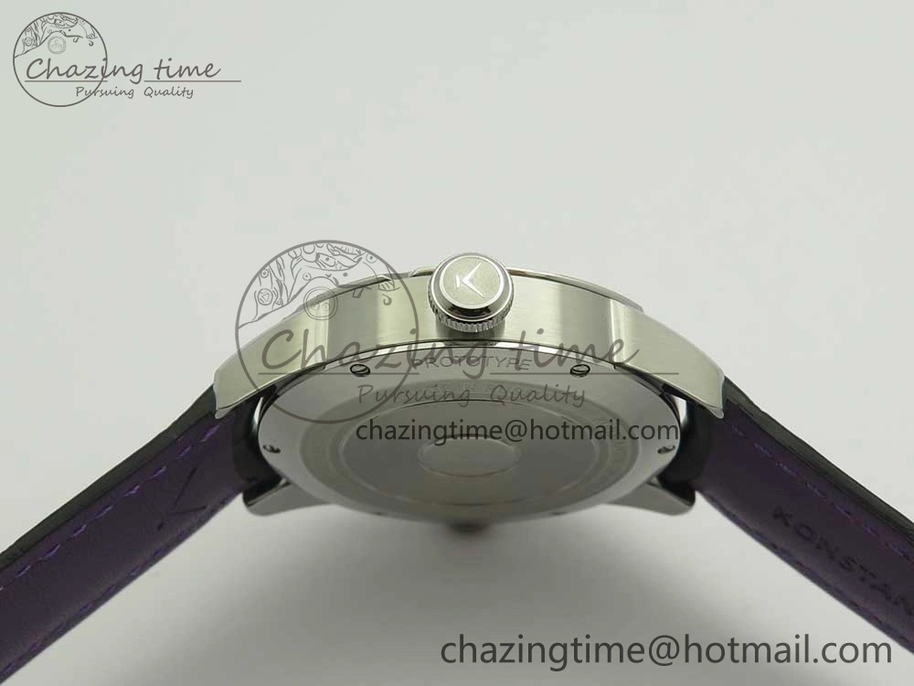 Konstantin Chaykin Joker SS Joker Dial Blue Inner Bezel on Black Leather Strap NH35A