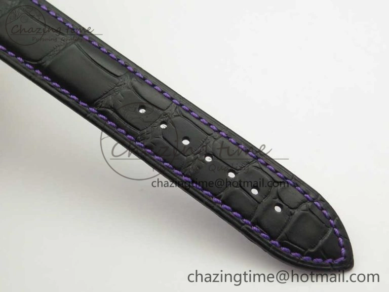 Konstantin Chaykin Joker SS Joker Dial Blue Inner Bezel on Black Leather Strap NH35A