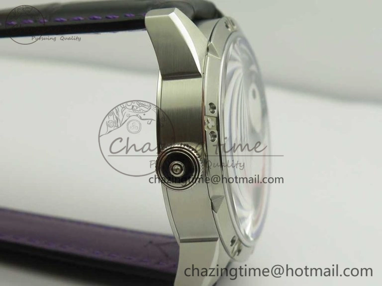 Konstantin Chaykin Joker SS Joker Dial Blue Inner Bezel on Black Leather Strap NH35A