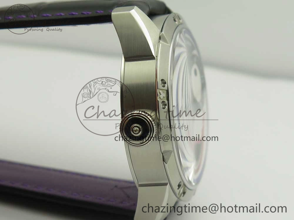 Konstantin Chaykin Joker SS Joker Dial Blue Inner Bezel on Black Leather Strap NH35A