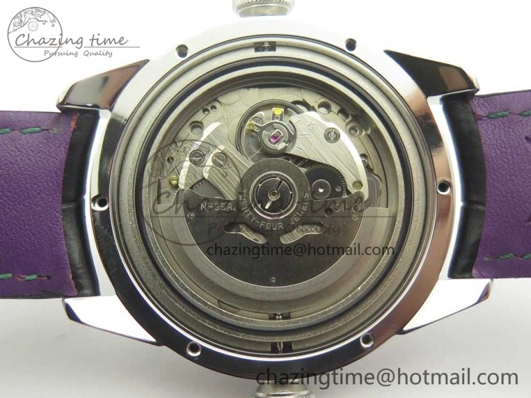 Konstantin Chaykin Joker SS Joker Dial Blue Inner Bezel on Black Leather Strap NH35A