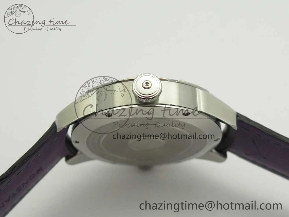 Konstantin Chaykin Joker SS Joker Dial Green Inner Bezel on Black Leather Strap NH35A