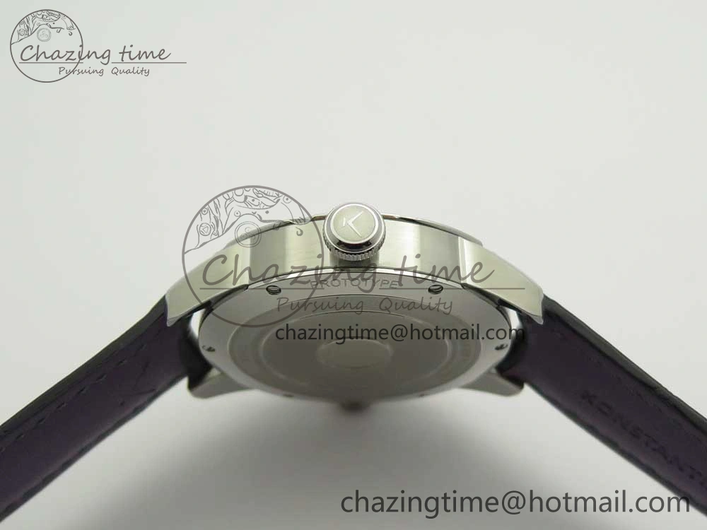 Konstantin Chaykin Joker SS Joker Dial Green Inner Bezel on Black Leather Strap NH35A