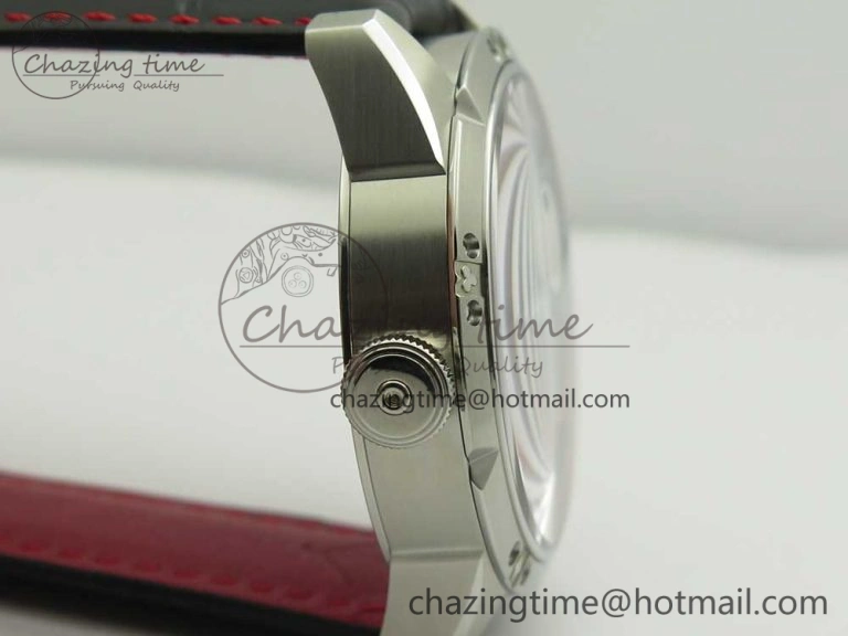 Konstantin Chaykin Joker SS Joker Dial Red Inner Bezel on Black Leather Strap NH35A