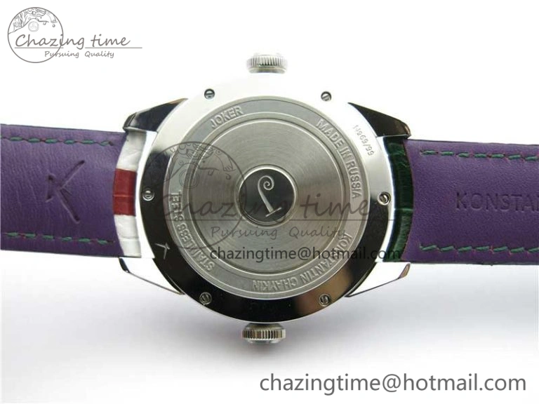 Konstantin Chaykin Joker SS TWF Best Edition Joker Dial Green Inner Bezel on Leather Strap NH35A V3