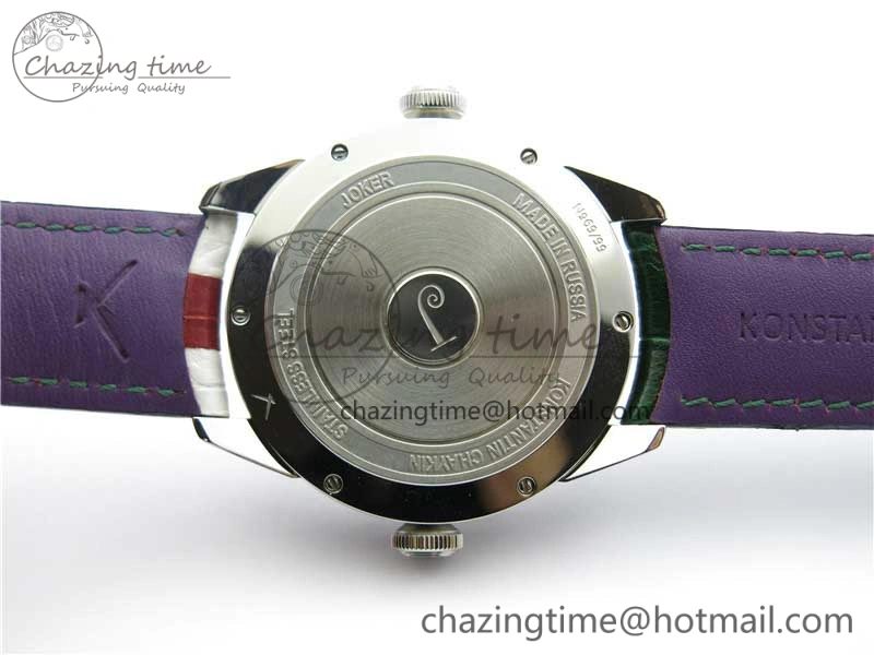 Konstantin Chaykin Joker SS TWF Best Edition Joker Dial Green Inner Bezel on Leather Strap NH35A V3