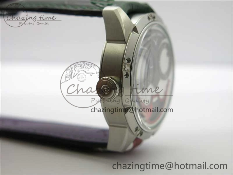 Konstantin Chaykin Joker SS TWF Best Edition Joker Dial Green Inner Bezel on Leather Strap NH35A V3
