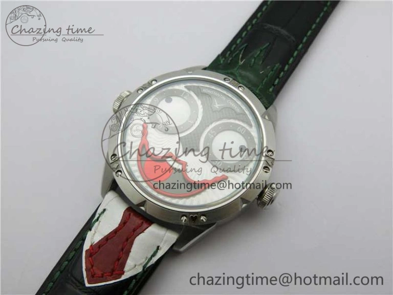 Konstantin Chaykin Joker SS TWF Best Edition Joker Dial Green Inner Bezel on Leather Strap NH35A V3