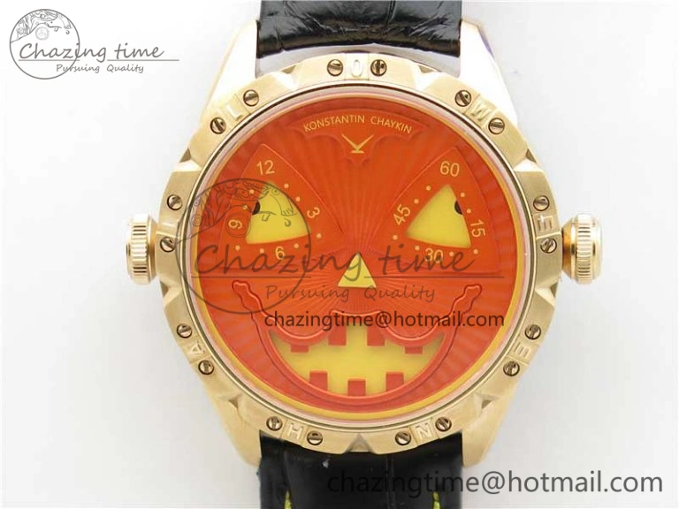 Konstantin Chaykin Joker SS TWF Best Edition Joker Dial Green Inner Bezel on Leather Strap NH35A V3