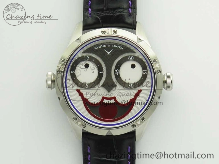 Konstantin Chaykin Joker SS TWF Best Edition Joker Dial Green Inner Bezel on Leather Strap NH35A V3