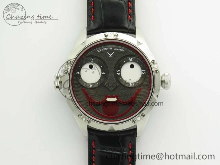 Konstantin Chaykin Joker SS TWF Best Edition Joker Dial Green Inner Bezel on Leather Strap NH35A V3