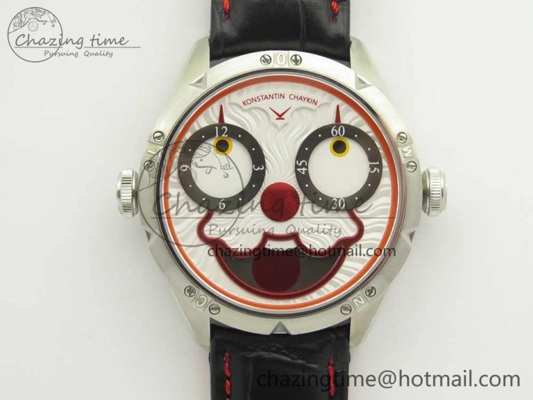 Konstantin Chaykin Joker SS TWF Best Edition Joker Dial Green Inner Bezel on Leather Strap NH35A V3