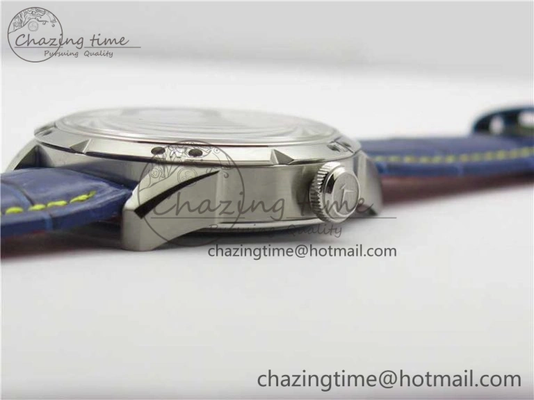 Konstantin Chaykin Joker SS TWF Best Edition White Dial Yellow Inner Bezel on Blue Leather Strap NH35A