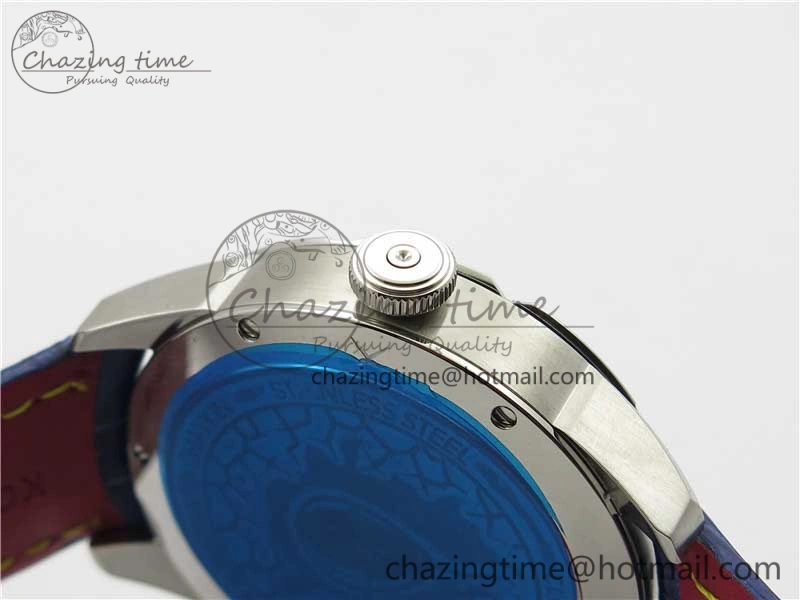 Konstantin Chaykin Joker SS TWF Best Edition White Dial Yellow Inner Bezel on Blue Leather Strap NH35A