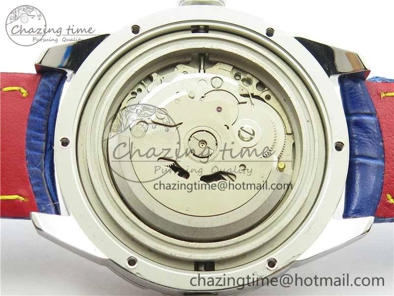 Konstantin Chaykin Joker SS TWF Best Edition White Dial Yellow Inner Bezel on Blue Leather Strap NH35A