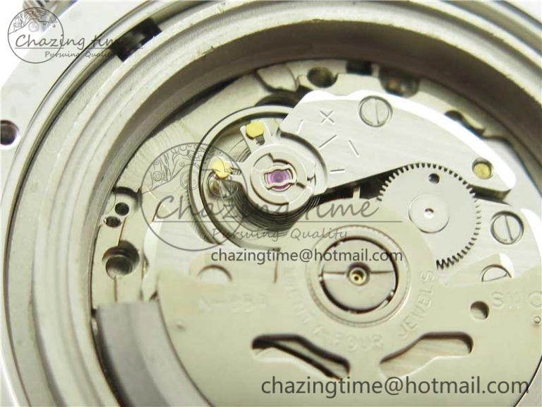 Konstantin Chaykin Joker SS TWF Best Edition White Dial Yellow Inner Bezel on Blue Leather Strap NH35A