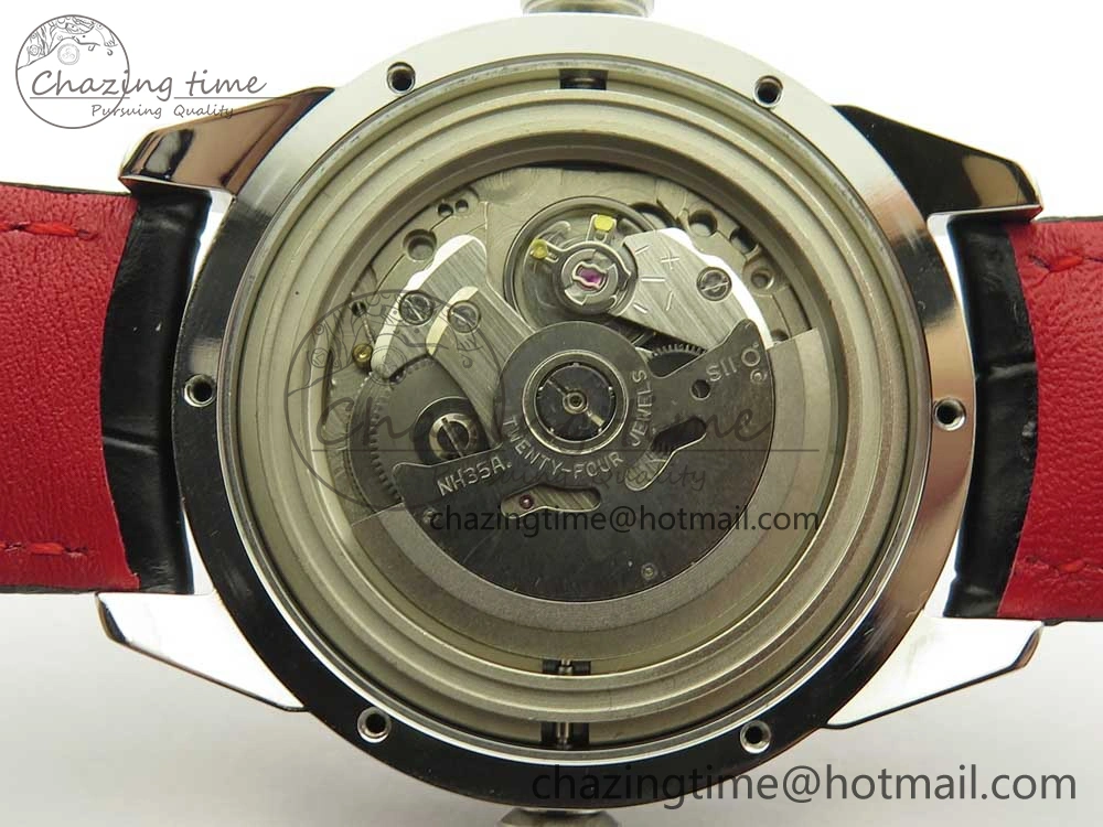 Konstantin Chaykin Joker SS White Joker Dial on Black Leather Strap NH35A