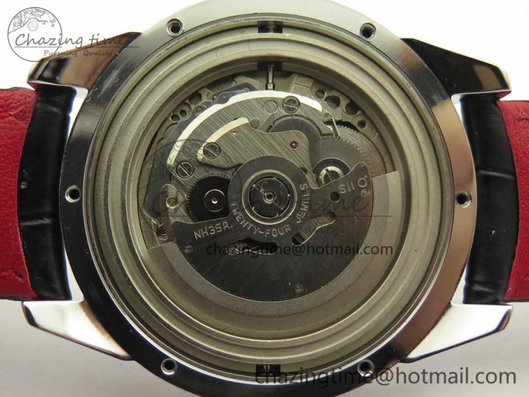 Konstantin Chaykin Joker SS White Joker Dial on Black Leather Strap NH35A