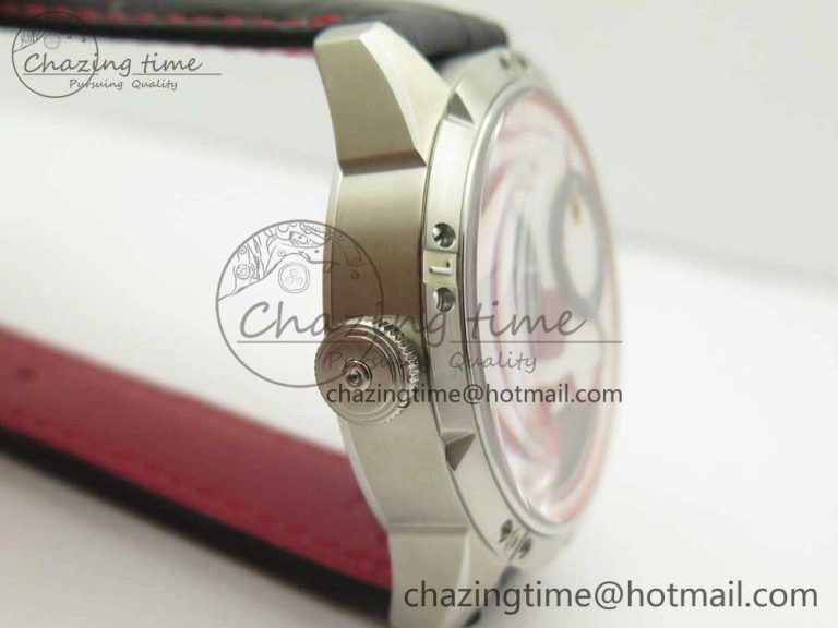 Konstantin Chaykin Joker SS White Joker Dial on Black Leather Strap NH35A