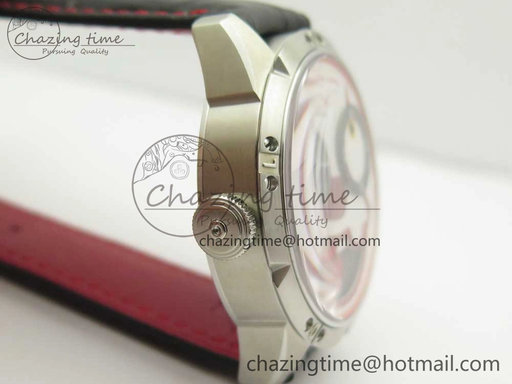 Konstantin Chaykin Joker SS White Joker Dial on Black Leather Strap NH35A