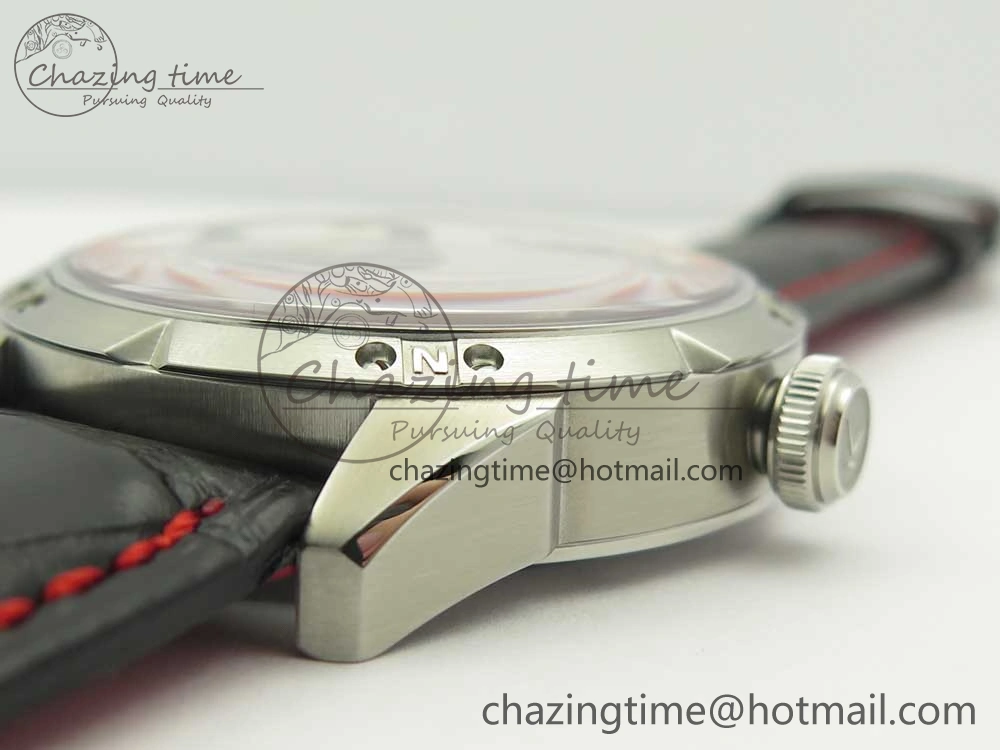 Konstantin Chaykin Joker SS White Joker Dial on Black Leather Strap NH35A